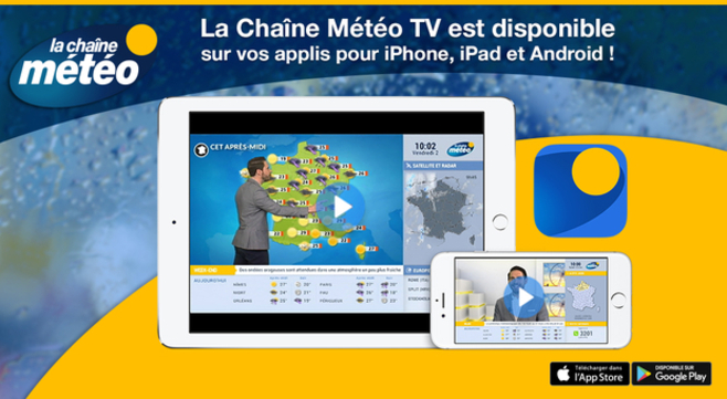 La Chaîne Météo TV est disponible sur vos applis ! - Actualités La