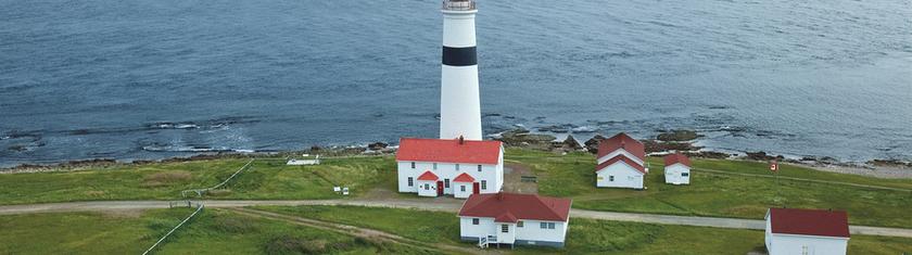 Le phare de Point-Amour, en route vers le Canada