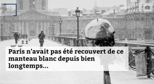 Paris sous la neige  ces clichés hypnotisants