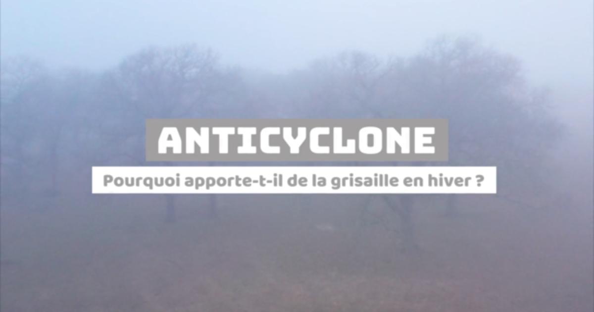 Anticyclone ne rime pas toujours avec beau temps