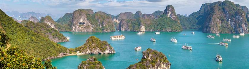 La baie d'Ha Long, l'une des sept merveilles du monde