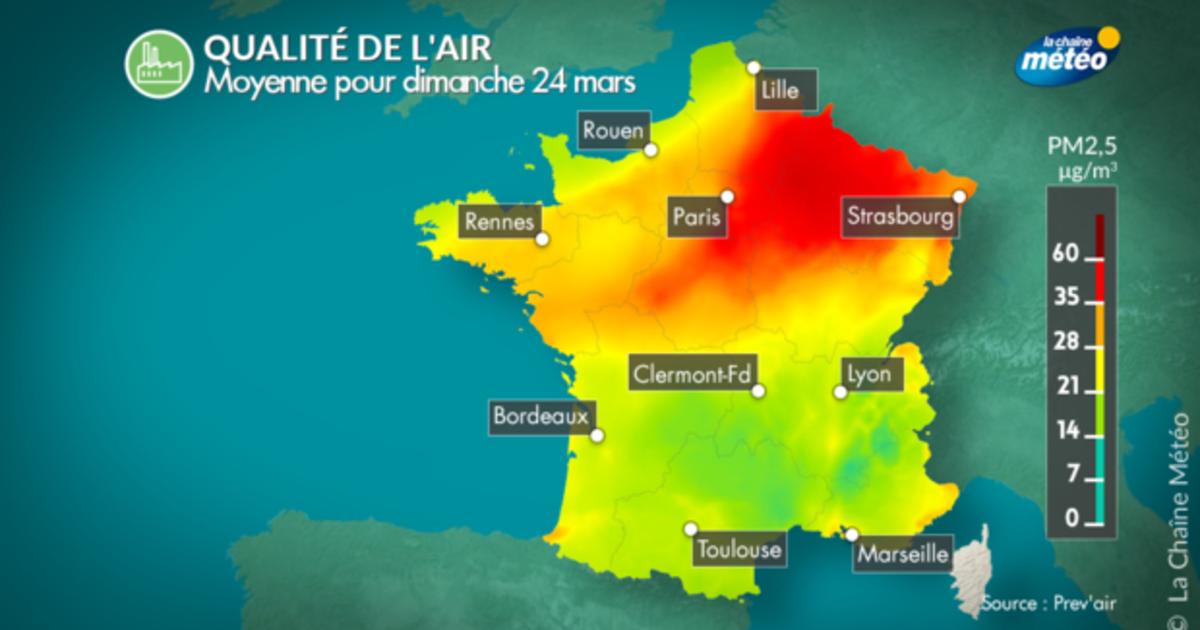 Episode de pollution dans le nord de la France - Actualités La Chaîne Météo