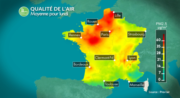 Episode De Pollution Aux Particules Fines En France - Actualités La ...