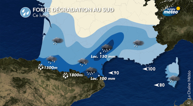 Meteo Lundi 22 Fevrier Tres Agite Au Sud Restant Printanier Au Nord Est Actualites La Chaine Meteo