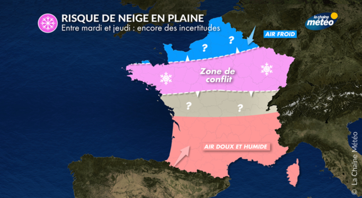 Risque De Neige En Plaine : Quelles Régions Sont Les Plus Exposées ...