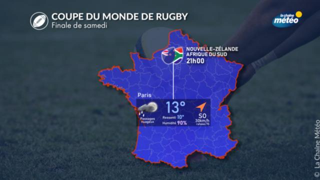 Coupe du Monde de Rugby : vent et humidité pour les finales