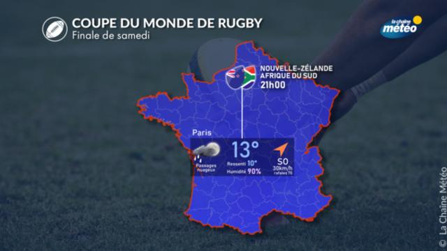 Coupe du Monde de Rugby : vent et humidité pour les finales 