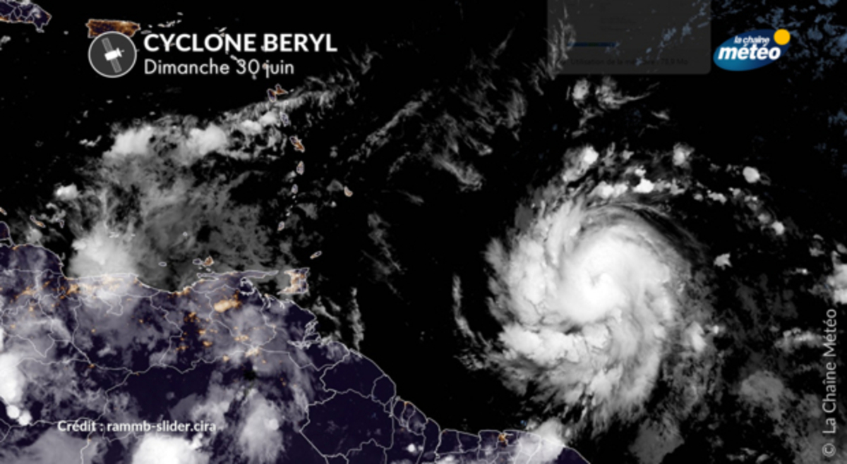 Cyclone Beryl en approche : la Martinique en vigilance