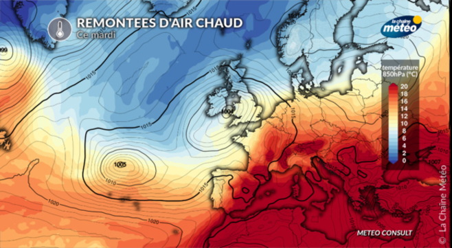 Martedì forti picchi di calore nell’est e nel sud