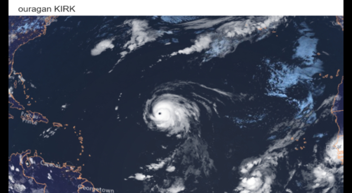 Ouragan Kirk : ses effets attendus pour la fin de semaine prochaine en France