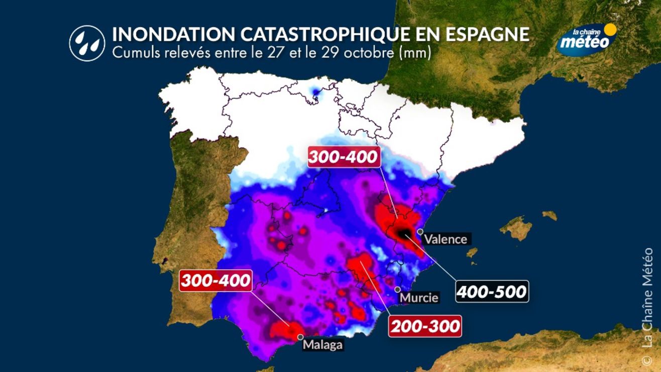 Inondations catastrophiques en Espagne : comment expliquer de tels ...