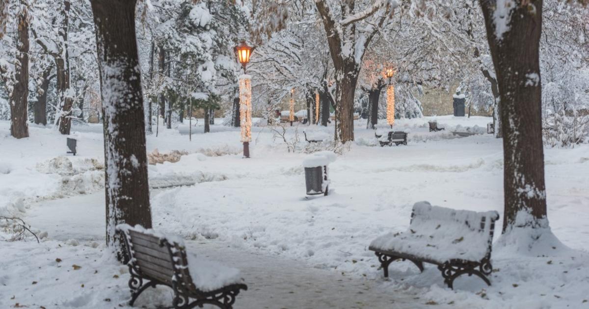 Tempête de neige en Europe centrale pour Noël