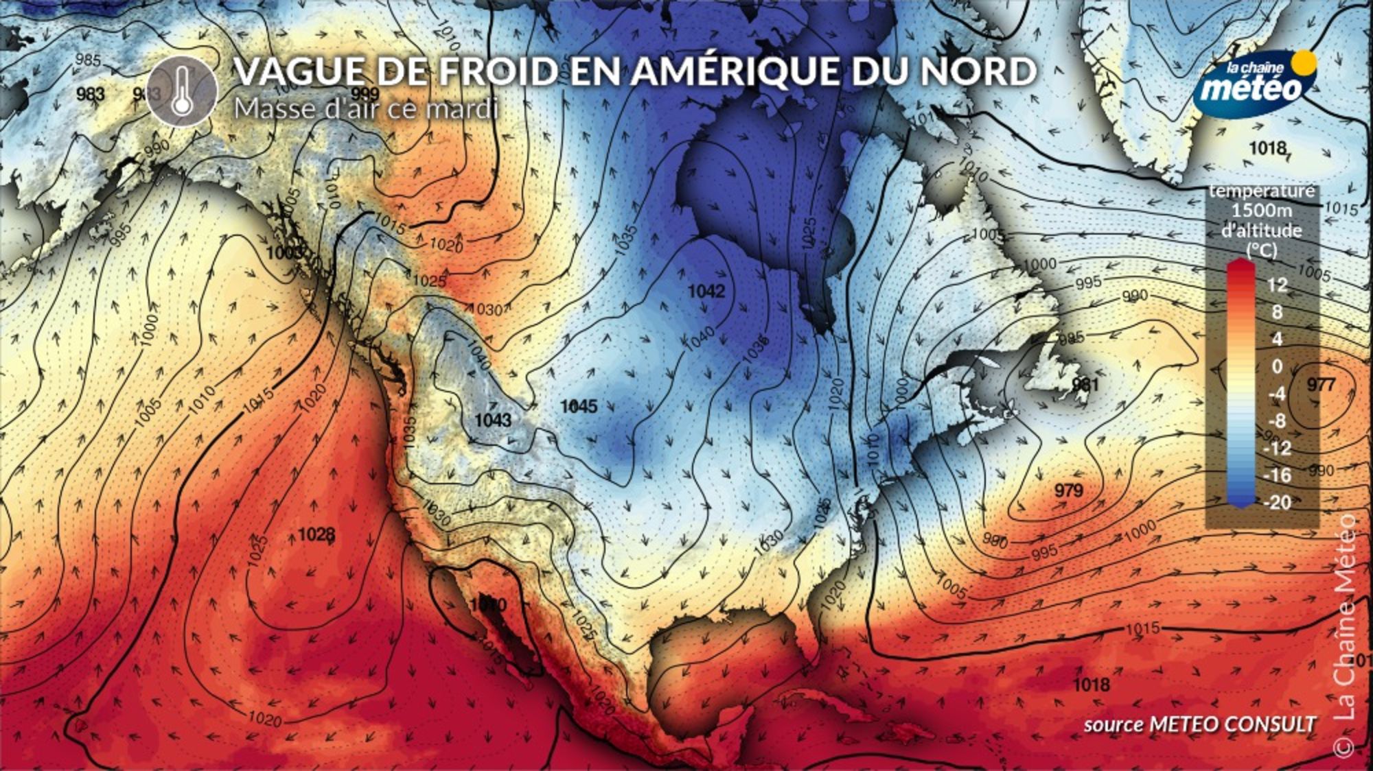 Vague de froid remarquable en Amérique du Nord - Actualités La Chaîne Météo