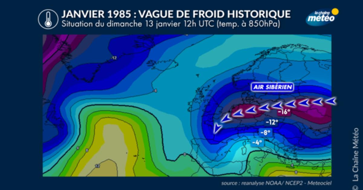 La grande vague de froid de janvier 1985 : un épisode historique, jusqu ...