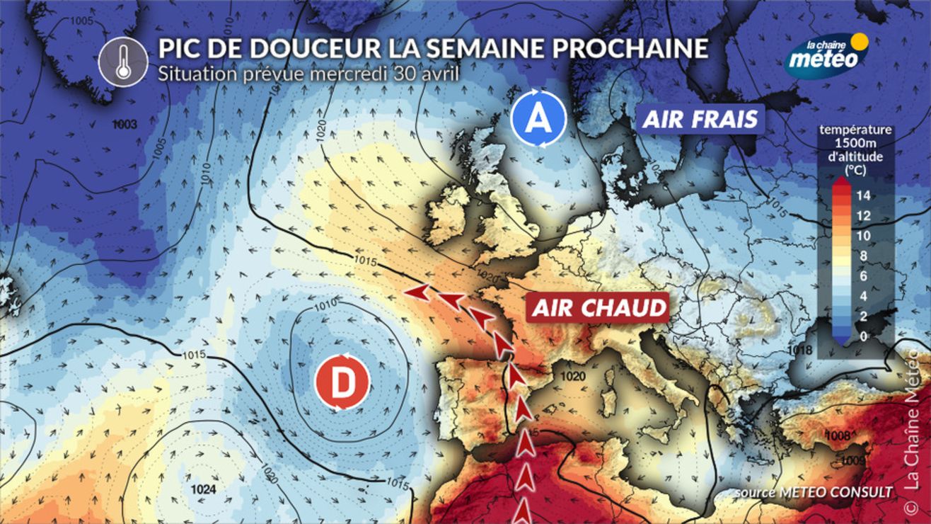 Soleil et chaleur : jusqu'à 28°C et un ressenti à plus de 30° en milieu ...