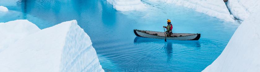 Descendre les glaciers canadiens en kayak, ça vous tente ?