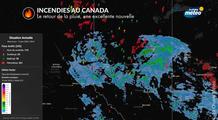 Feux de forêts Canadiens : le retour de la pluie devrait améliorer la situation