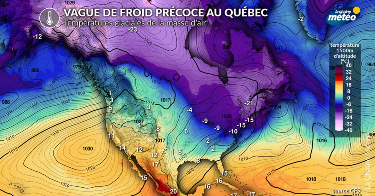 Québec : puissante vague de froid avec -23°C dans la ville de Québec ...