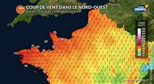 Coup de vent et fortes pluies sur le Finistère et la Manche jeudi