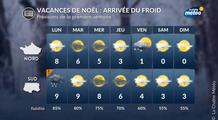 Vacances de Noël : le froid s’installe progressivement sur la France