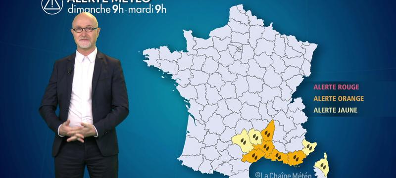  Alertes aux intempéries dans le sud-est de la France
