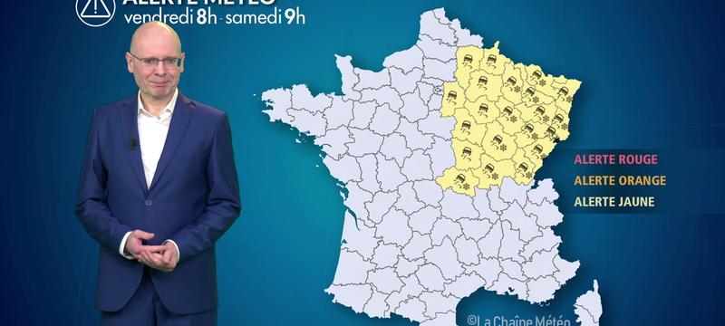  Alerte neige et verglas au nord-est vendredi