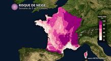 Neige : quels sont les jours les plus à risque la semaine prochaine ?