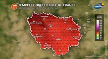 Tempête Goretti : scénario attendu en Île-de-France cette nuit et demain matin