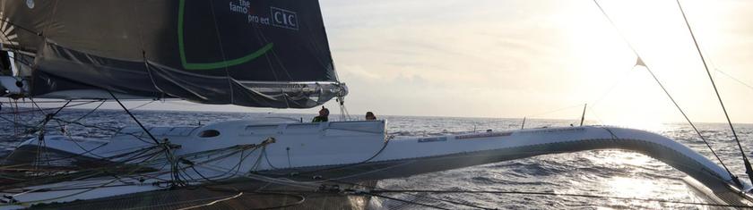 Trophée Jules Verne : dernier virement de bord pour The Famous Project avant le passage de l'équateur