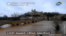 Suivi Intempéries ce dimanche : inondations dans l'Hérault, la ville de Béziers commence à être inondée