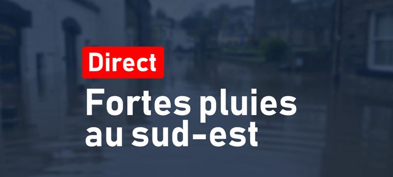  Suivi des fortes pluies dans le sud-est ce lundi