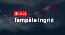 Direct tempête INGRID : rafale à 144 km à la pointe du Raz, 104 km/h à Brest