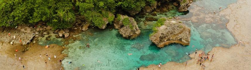 Philippines : le bassin cristallin de Magpupungko
