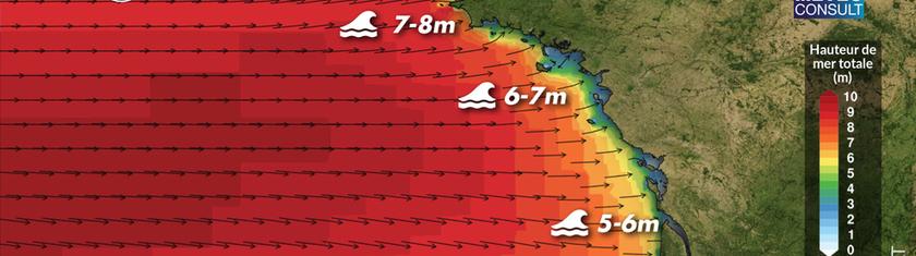 Nouveau coup de vent et fortes vagues ce vendredi en Manche et en Atlantique