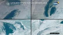 Vague de froid américaine : le lac Érié presque totalement englacé, un niveau devenu rare