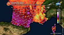 Tempête Nils du 12 février 2026 : jusqu'à 185 km/h à Cagnano (2B), 180 km/h à Caixas (66)