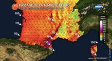 Tempête Pedro : vents violents, pluies abondantes et risque d’inondations mercredi et jeudi
