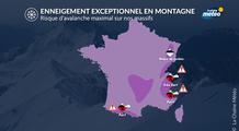 Abondantes chutes de neige : le risque d'avalanche reste maximal