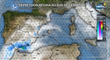 Dépression Regina : intempéries au sud de l’Espagne et remontée des sables du Sahara