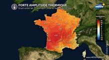 Remontée de l'anticyclone en France : de fortes amplitudes thermiques journalières la semaine prochaine
