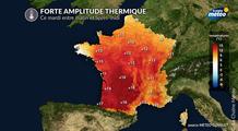 Une semaine anticyclonique, marquée par de fortes amplitudes thermiques en France