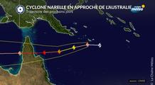 Cyclone Narelle en Australie : des rafales à plus de 200 km/h et des pluies diluviennes attendues entre jeudi et vendredi