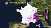 Retour de la neige sur nos montagnes : jusqu'à 40 cm dans les Alpes du Nord d'ici jeudi soir