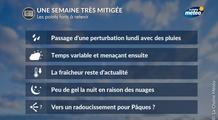 Météo semaine : des nuages et de la fraîcheur au programme