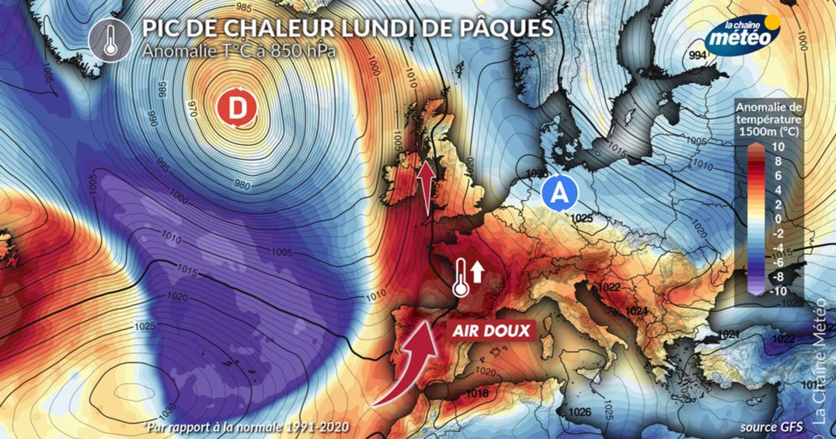 Pic de chaleur : vers les premiers 30°C de l'année dans le sud-ouest ...