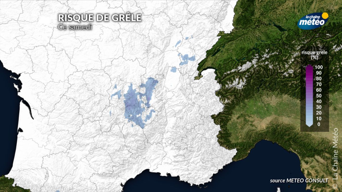 Orages et grêle : quelles sont les régions concernées ce samedi ...