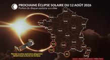 Une éclipse quasi-totale le 12 août 2026 en France