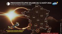 Une éclipse quasi-totale le 12 août 2026 en France