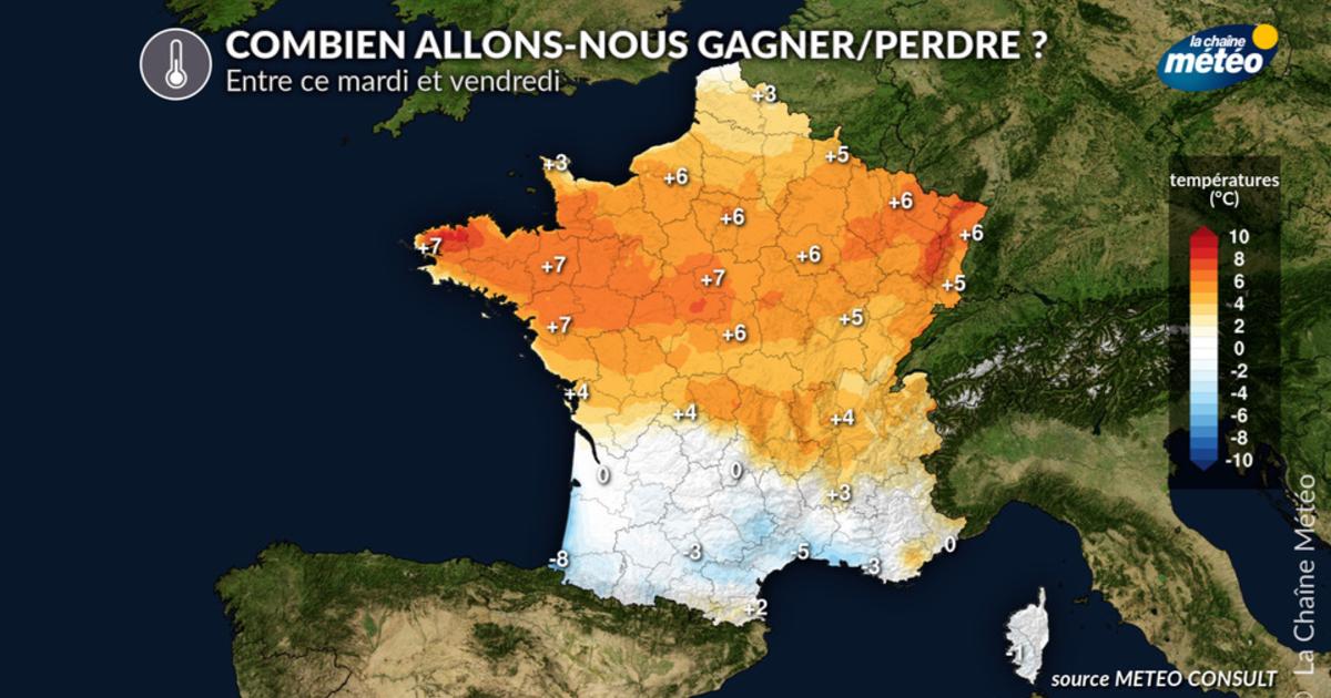 Températures : la douceur gagne le nord cette semaine