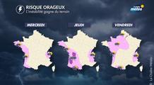Orages : un risque en hausse au fil de la semaine